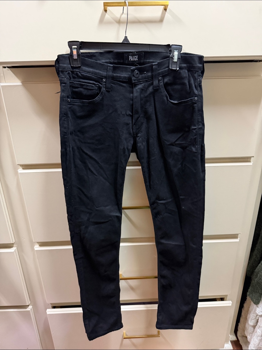 Paige Black Slim Jeans